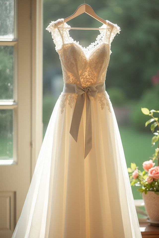 playful elegant tea length dress