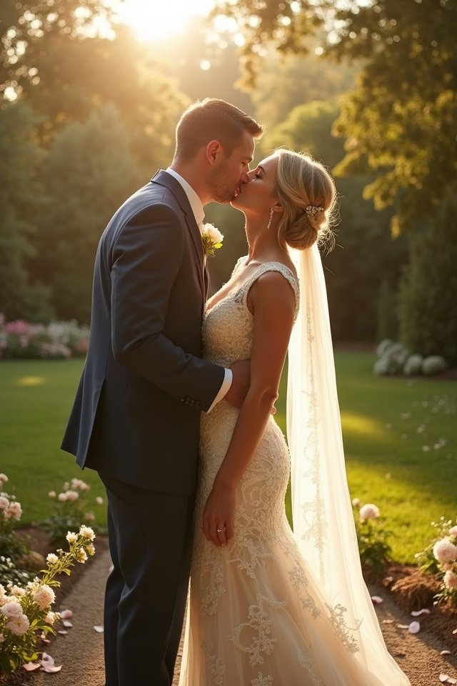 playful romantic moment captured