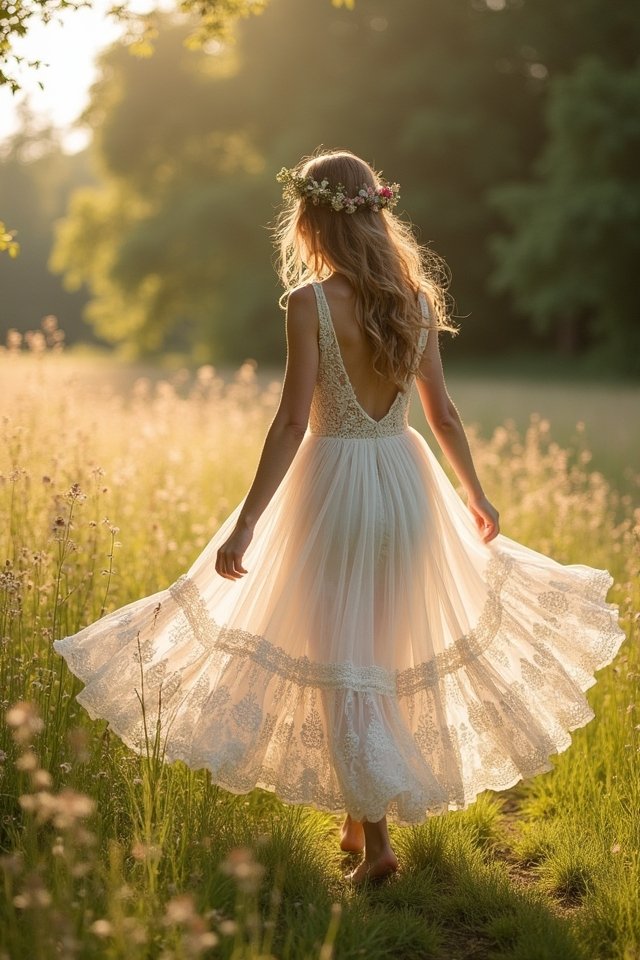 playful ruffled hemline magic