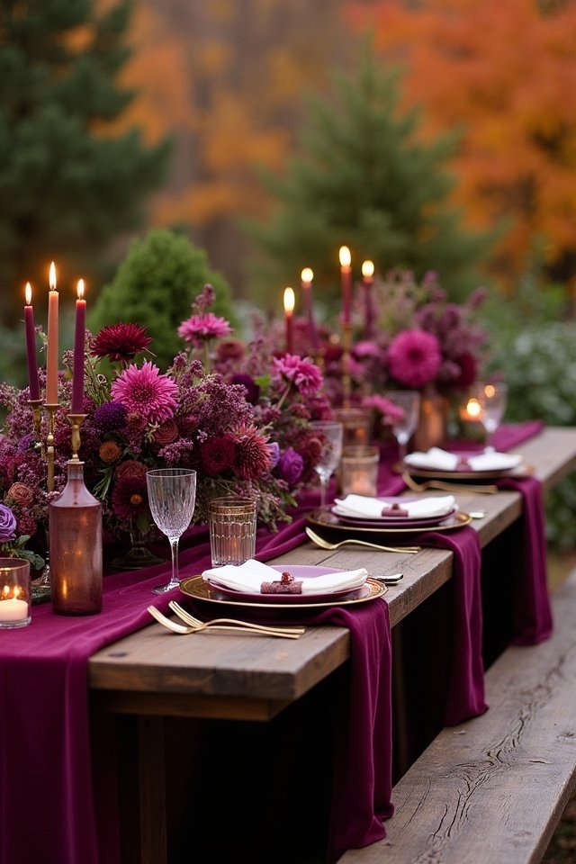 plum elegance for weddings
