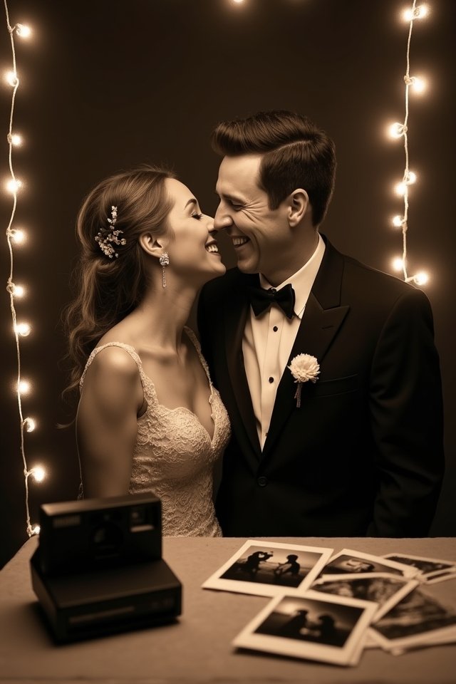 polaroid wedding memory captures