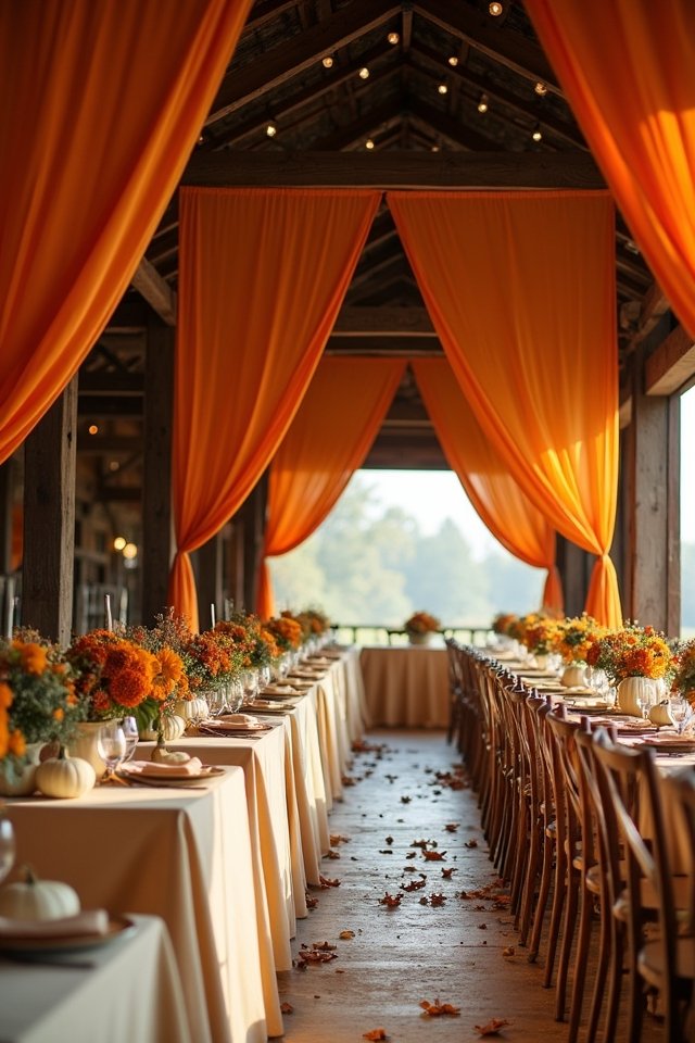 pumpkin spice autumn wedding