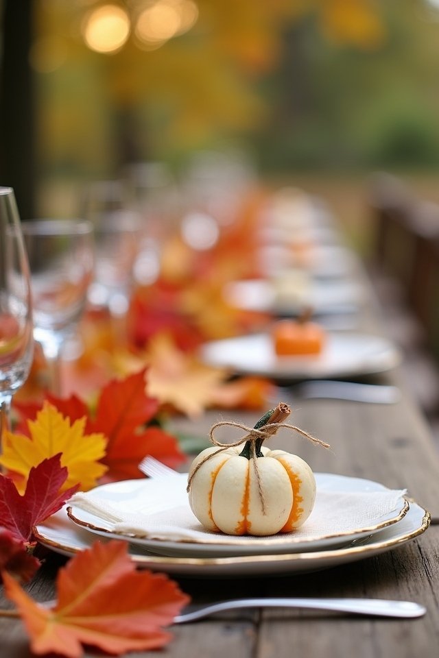 pumpkin themed wedding favors ideas