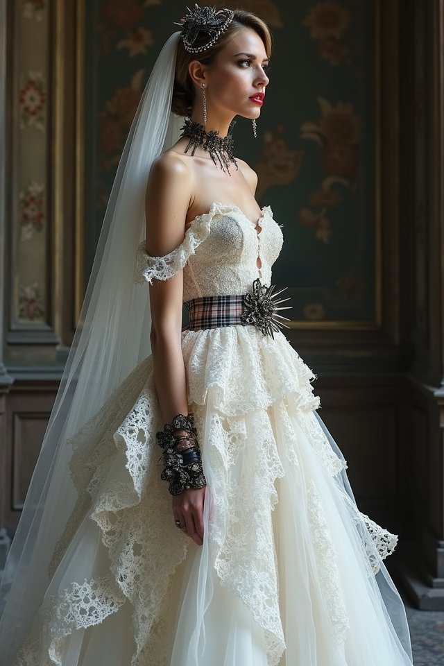 punk inspired bridal rebellion styles