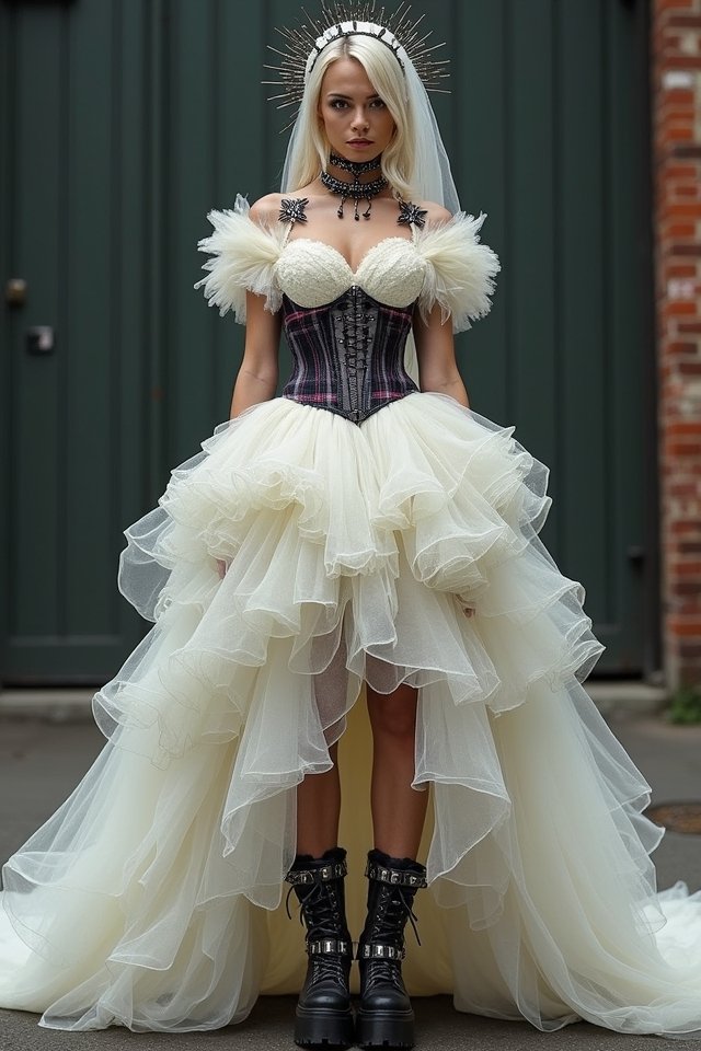punk inspired wedding rebellion style