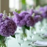 purple floral arrangements ideas