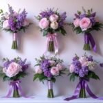 purple wedding bouquet ideas