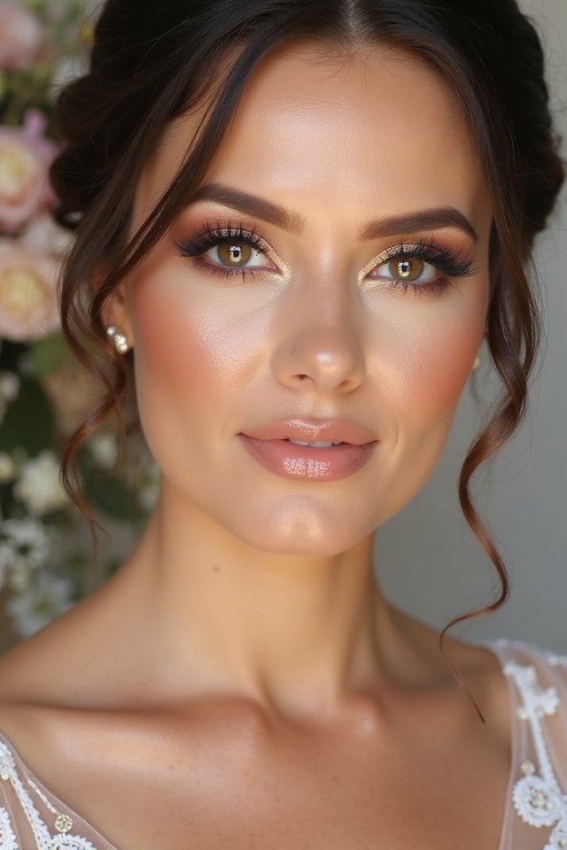 radiant dewy bridal glow