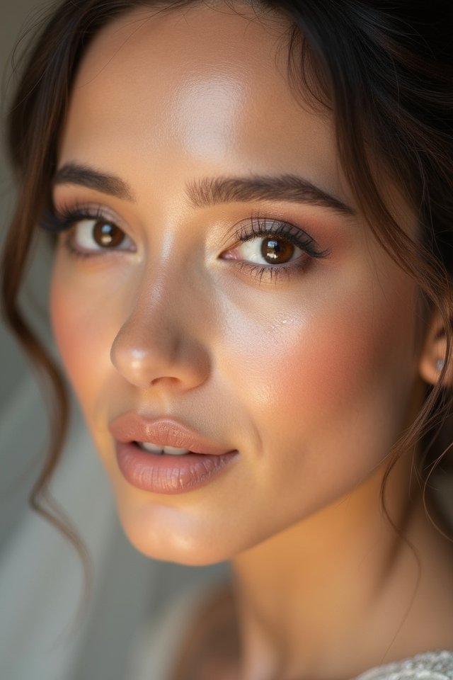 radiant dewy bridal glow