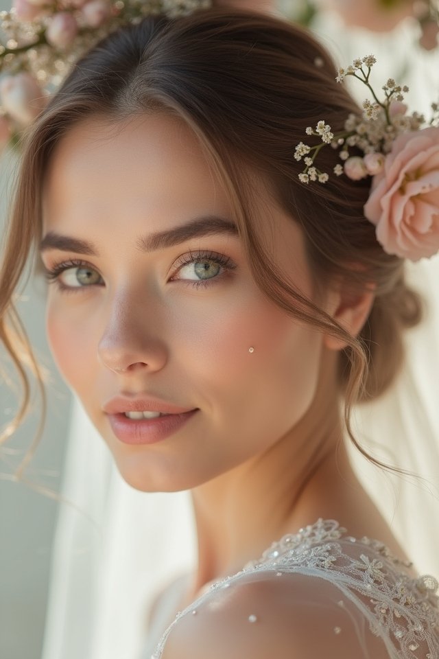 radiant dewy wedding glow