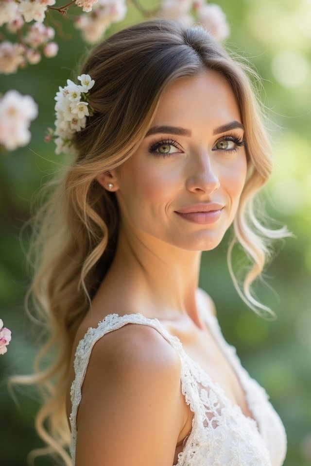 radiant dewy wedding skin