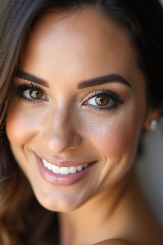 radiant natural bridal glow