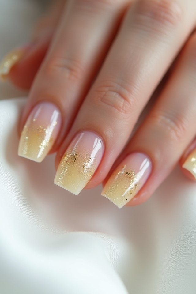 radiant pale yellow ombre