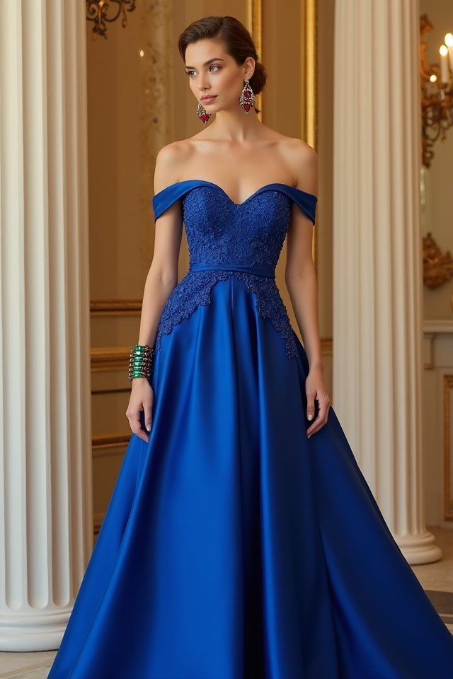 radiates elegance and glamour