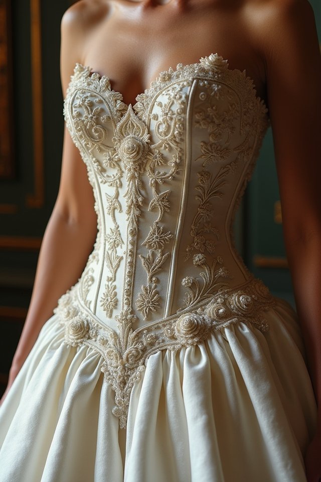 regal elegance in embroidery