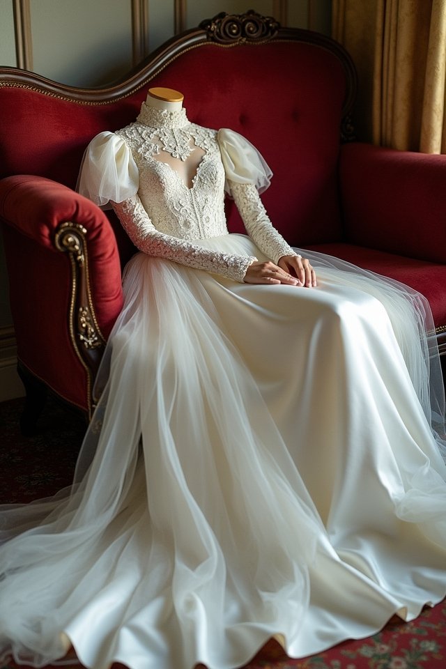 regal high neck elegance