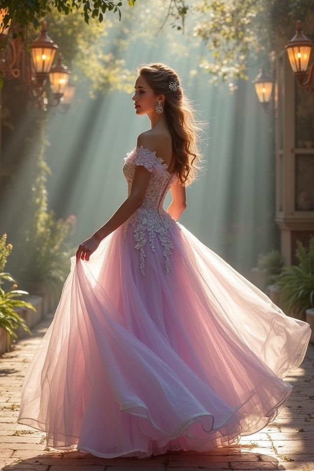 regal off the shoulder elegance