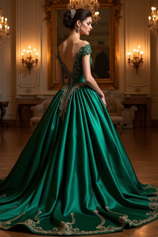regal victorian ball gown