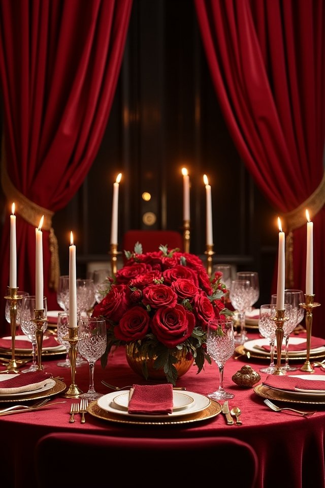 rich burgundy wedding elegance