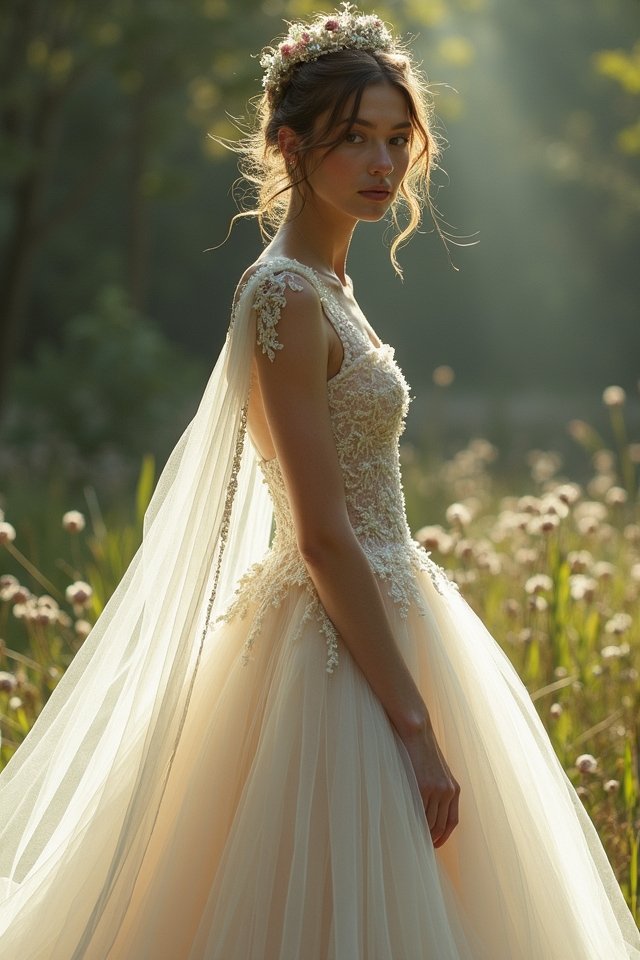 romantic ballgown timeless elegance