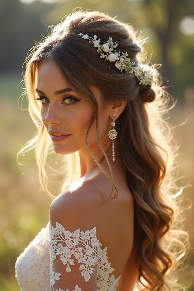 romantic beachy wave hairstyle