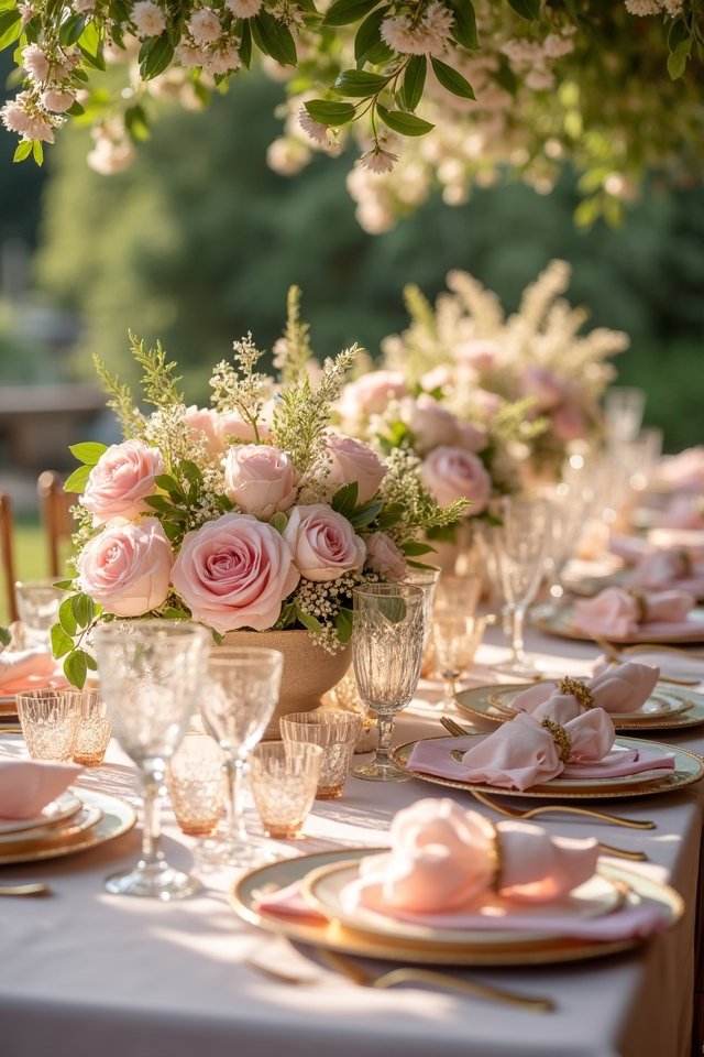 romantic blush pink wedding