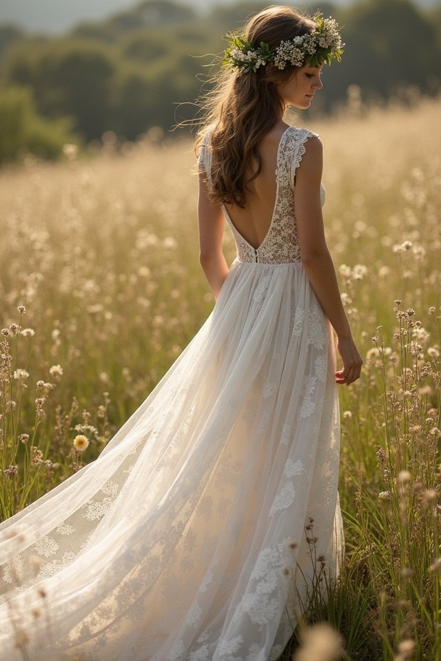 romantic boho chic lace elegance