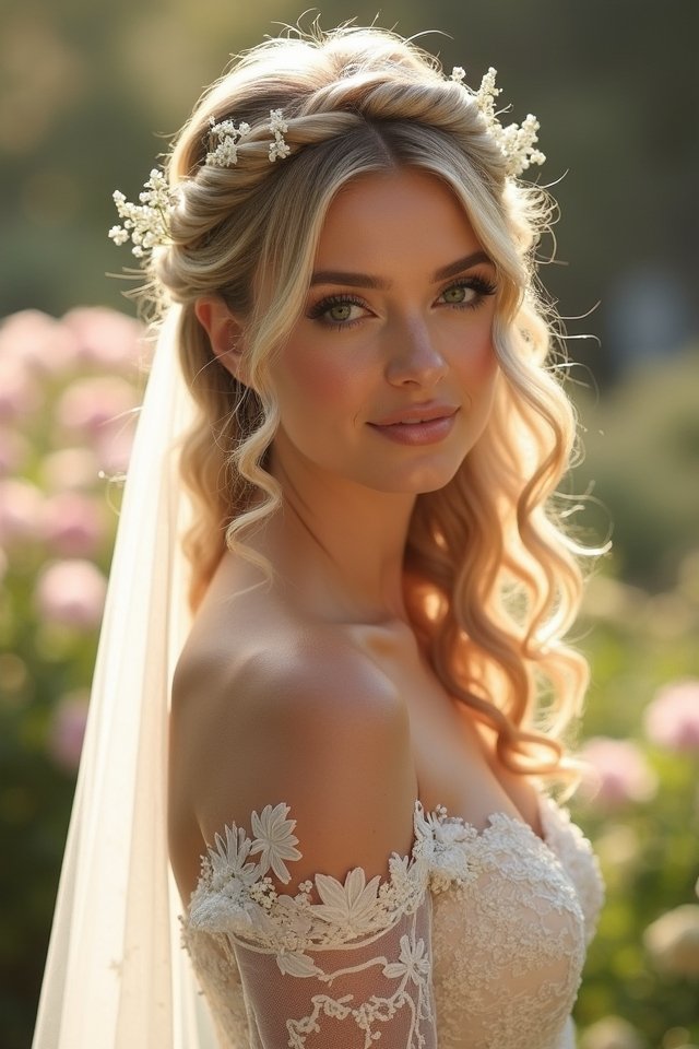 romantic bridal hairstyle inspiration