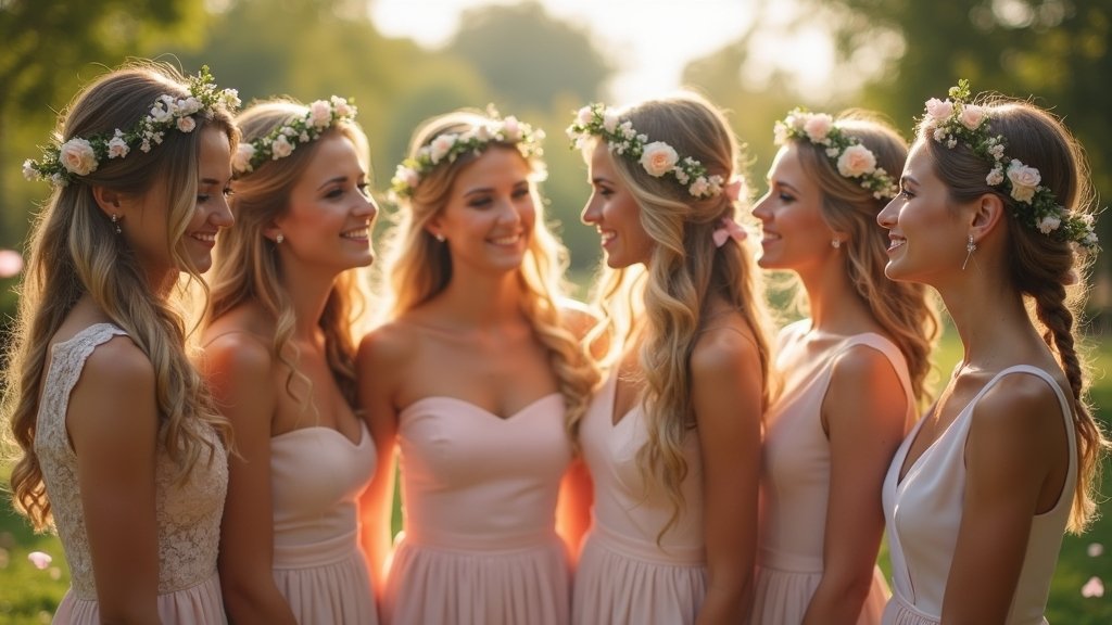 romantic bridesmaid hairstyle ideas