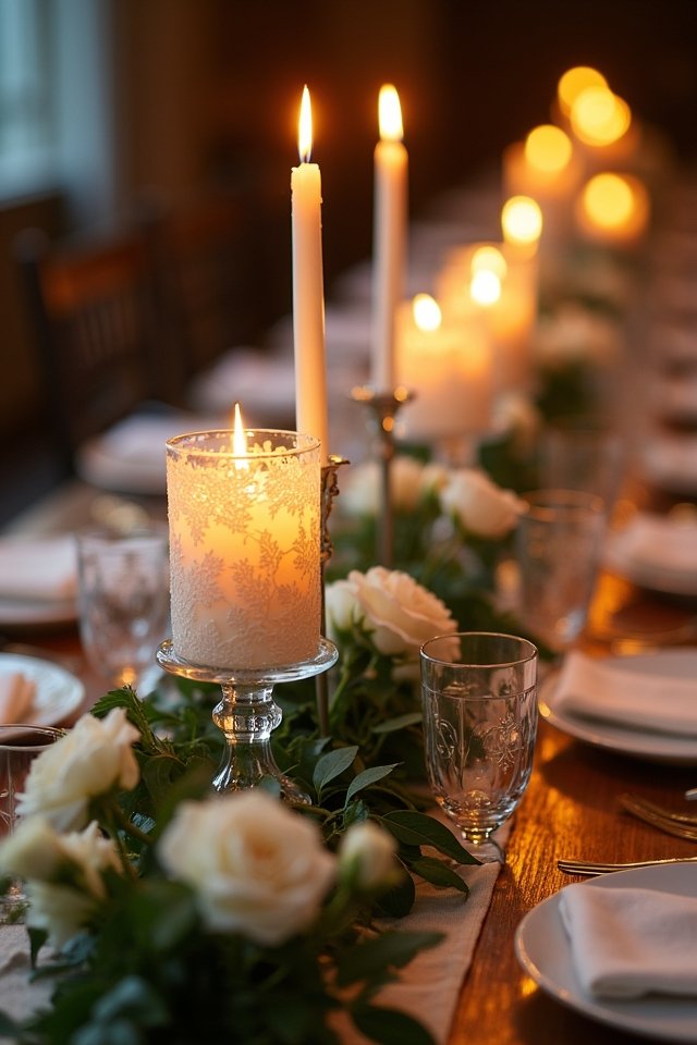 romantic candle centerpiece ideas