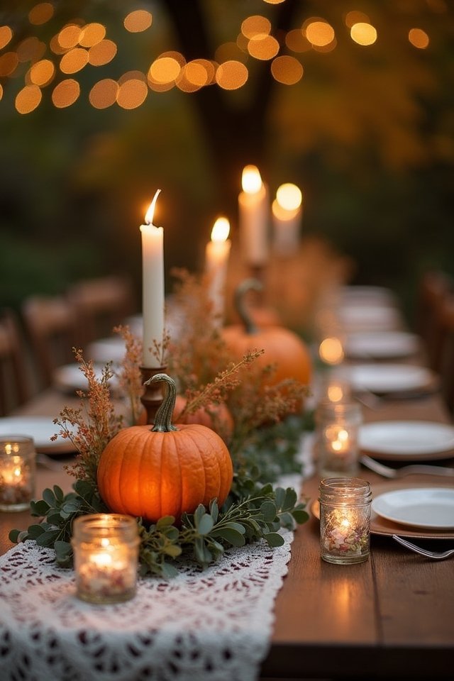 romantic candlelit wedding ambiance