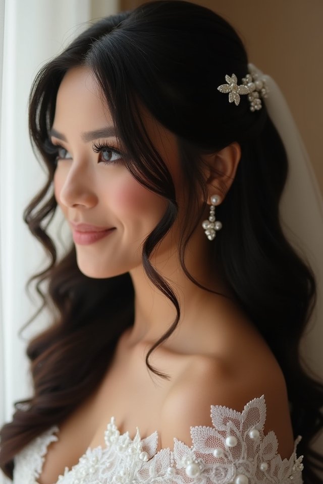 romantic cascading hairstyle inspiration