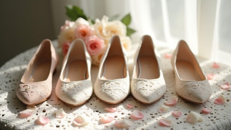 romantic comfortable lace flats