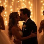 romantic couple reception moments