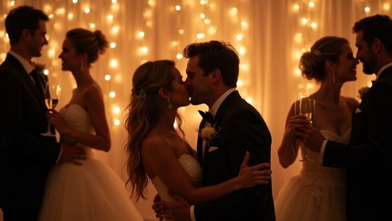 romantic couple reception moments