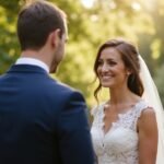 romantic first look moments