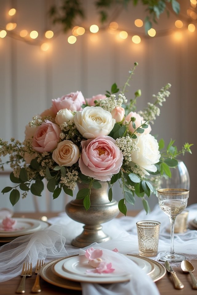 romantic floral wedding arrangements