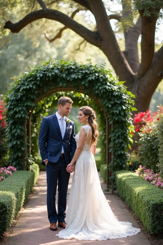 romantic garden wedding bliss