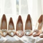 romantic heels for weddings