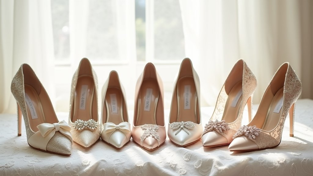 romantic heels for weddings