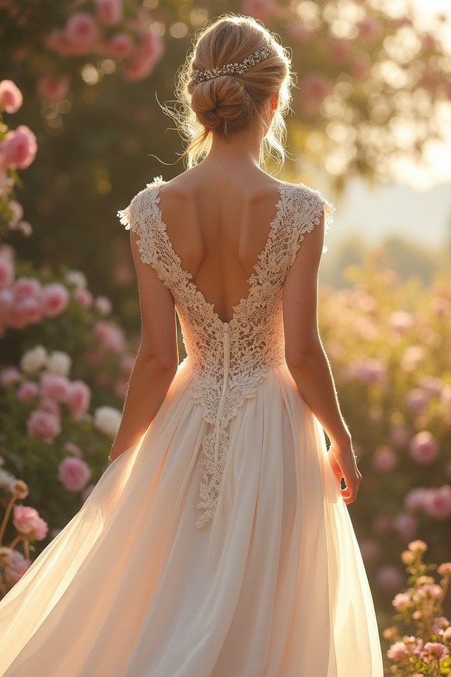 romantic lace trimmed elegance