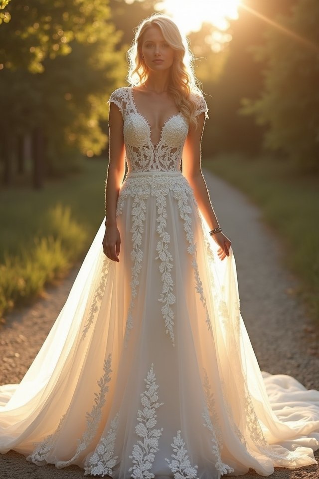 romantic lace wedding elegance