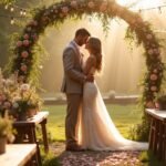 romantic natural wedding photography
