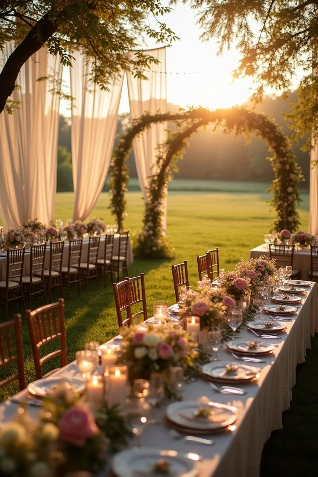 romantic outdoor wedding venue
