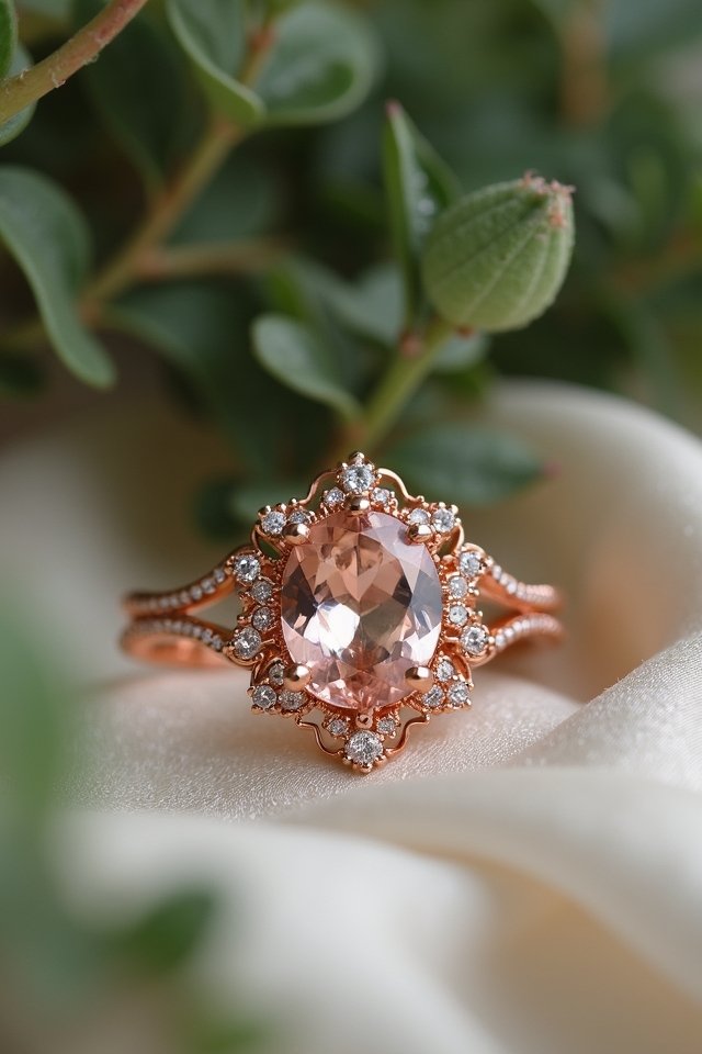 romantic rose gold elegance