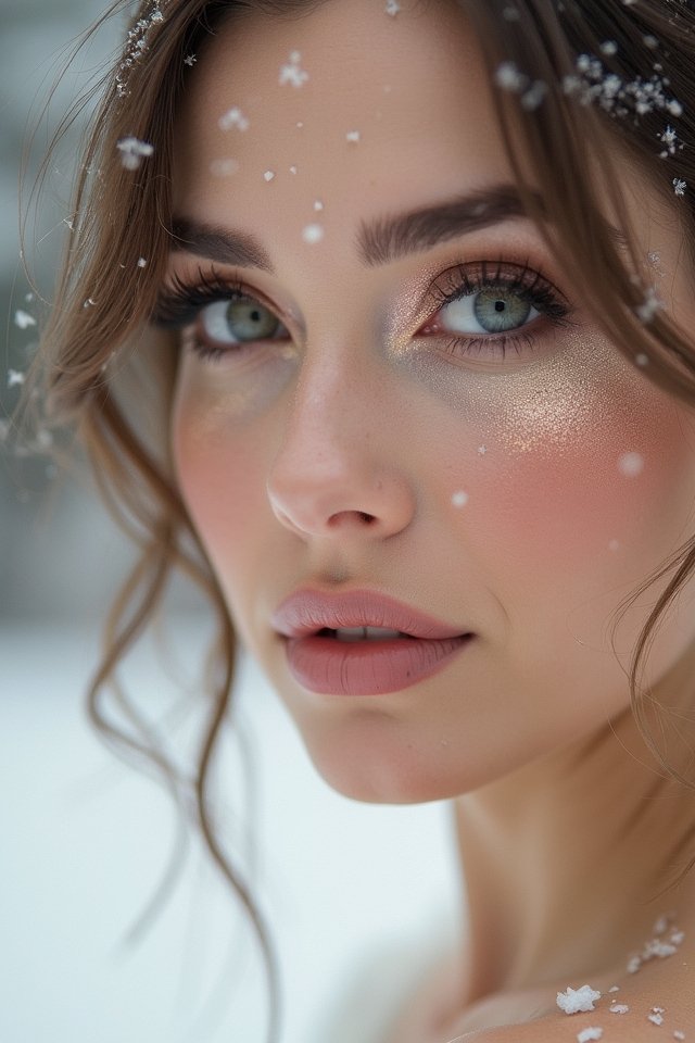 romantic rose gold highlights