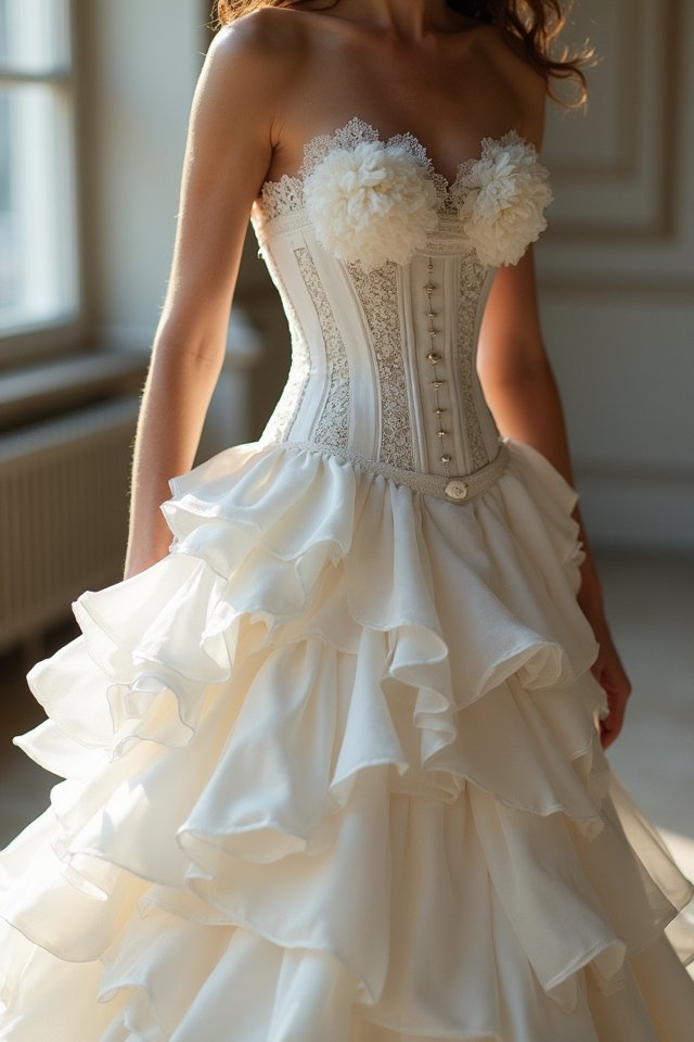 romantic ruffles and corsets