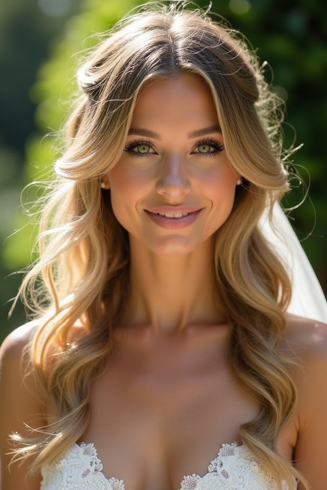 romantic side swept waves