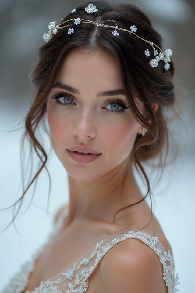 romantic smoky eye look