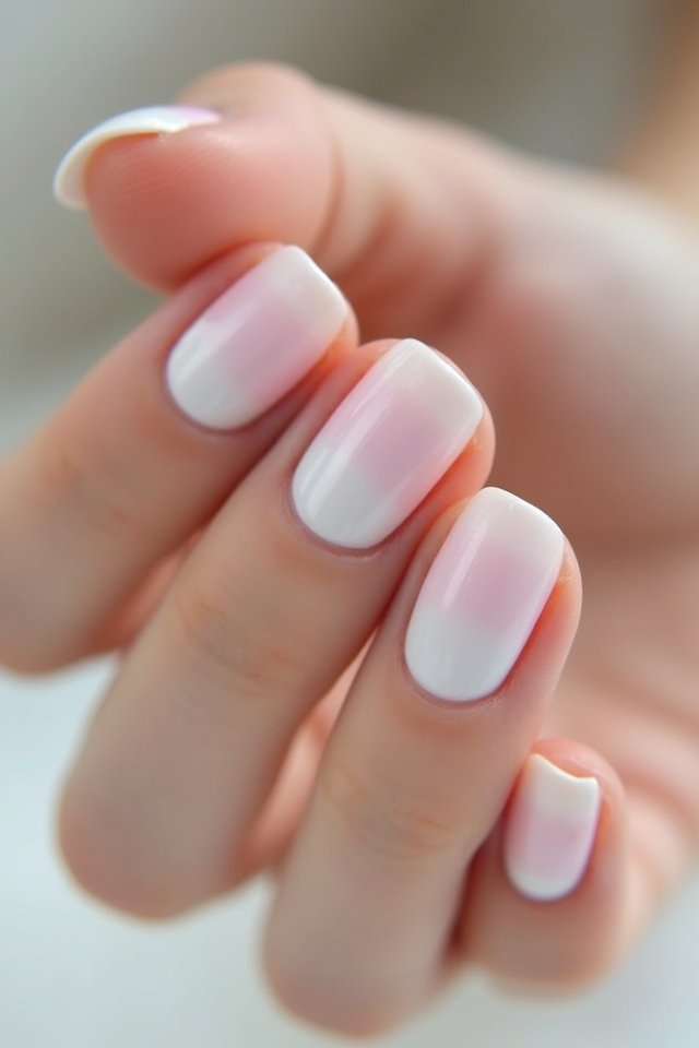 romantic soft pink ombre
